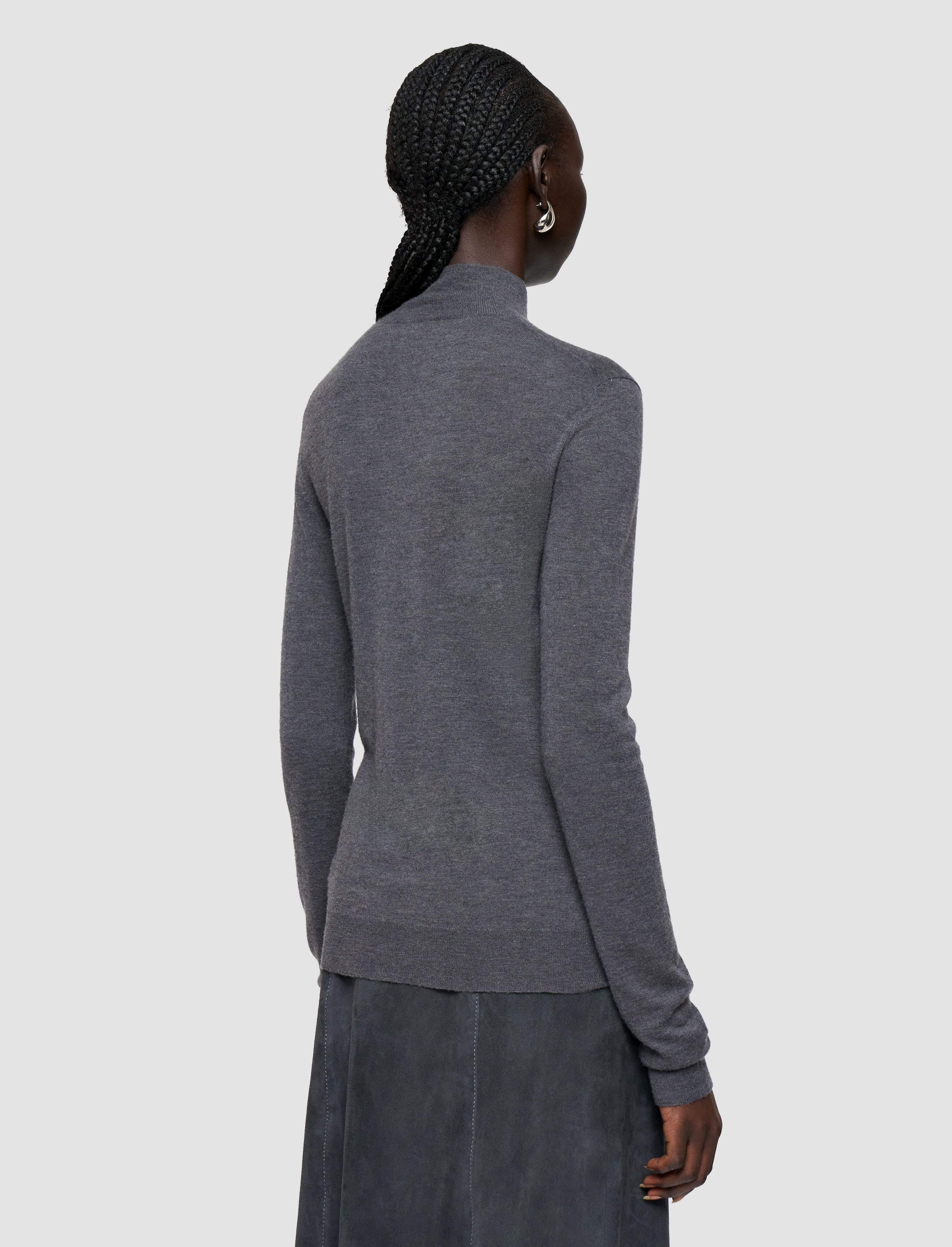 Cashair High Neck Jumper - 4