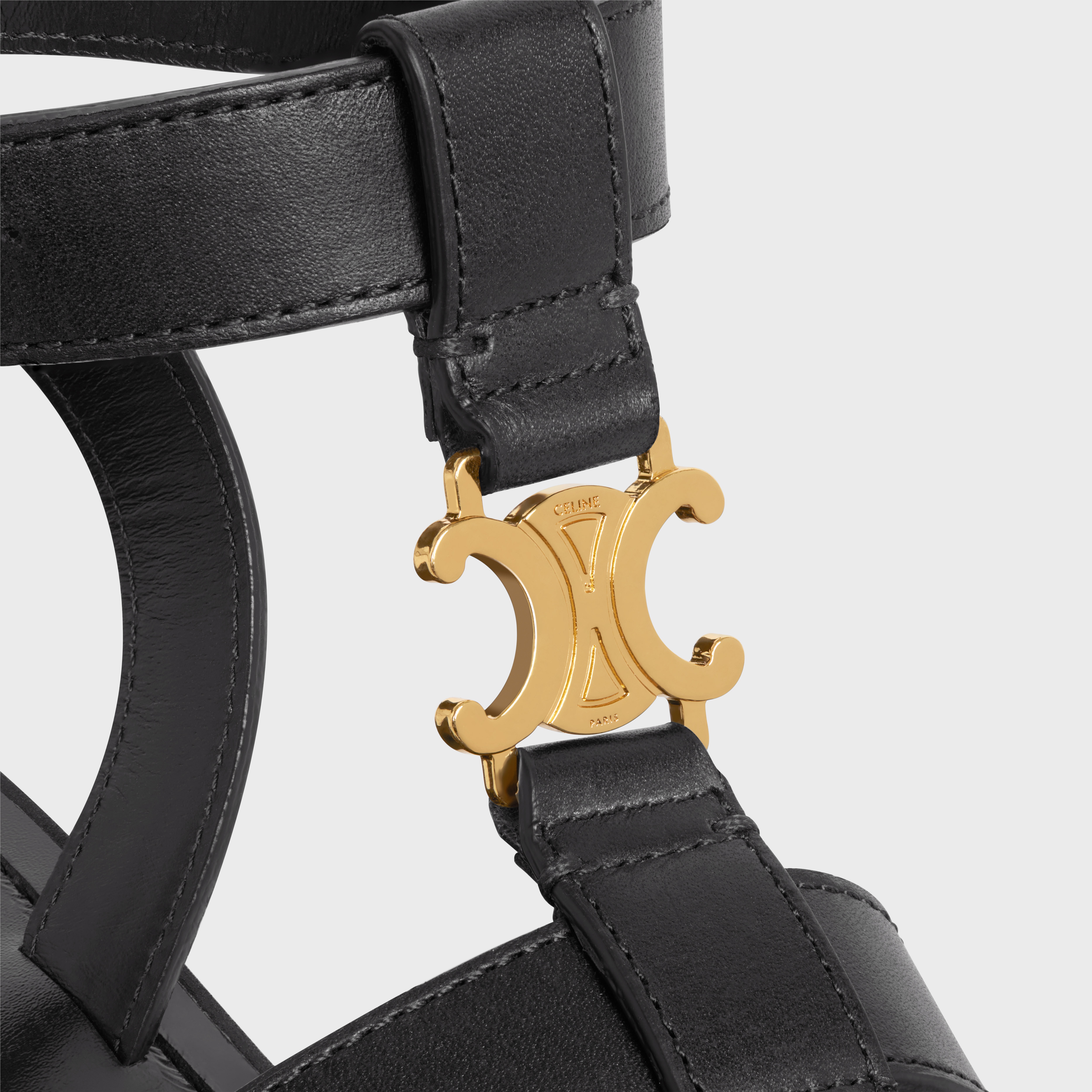 CLEA TRIOMPHE GLADIATOR CHUNKY SANDAL in Vegetal Calfskin - 5