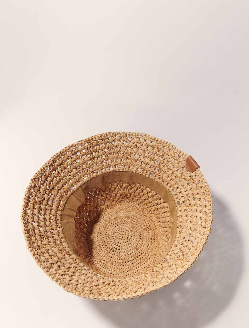 Crochet raffia bucket hat 5