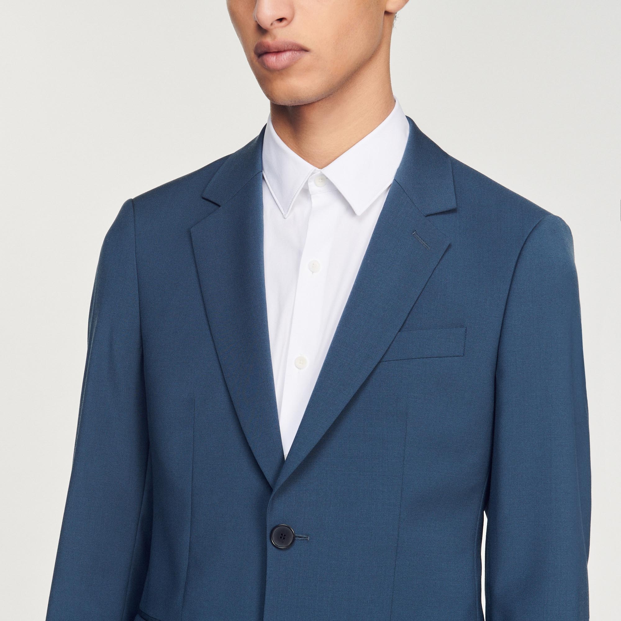 Virgin wool suit jacket - 4