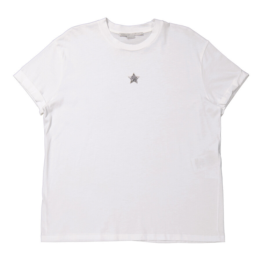 Stella Mccartney Mini Star Crystal Embroidered T-Shirt - 1