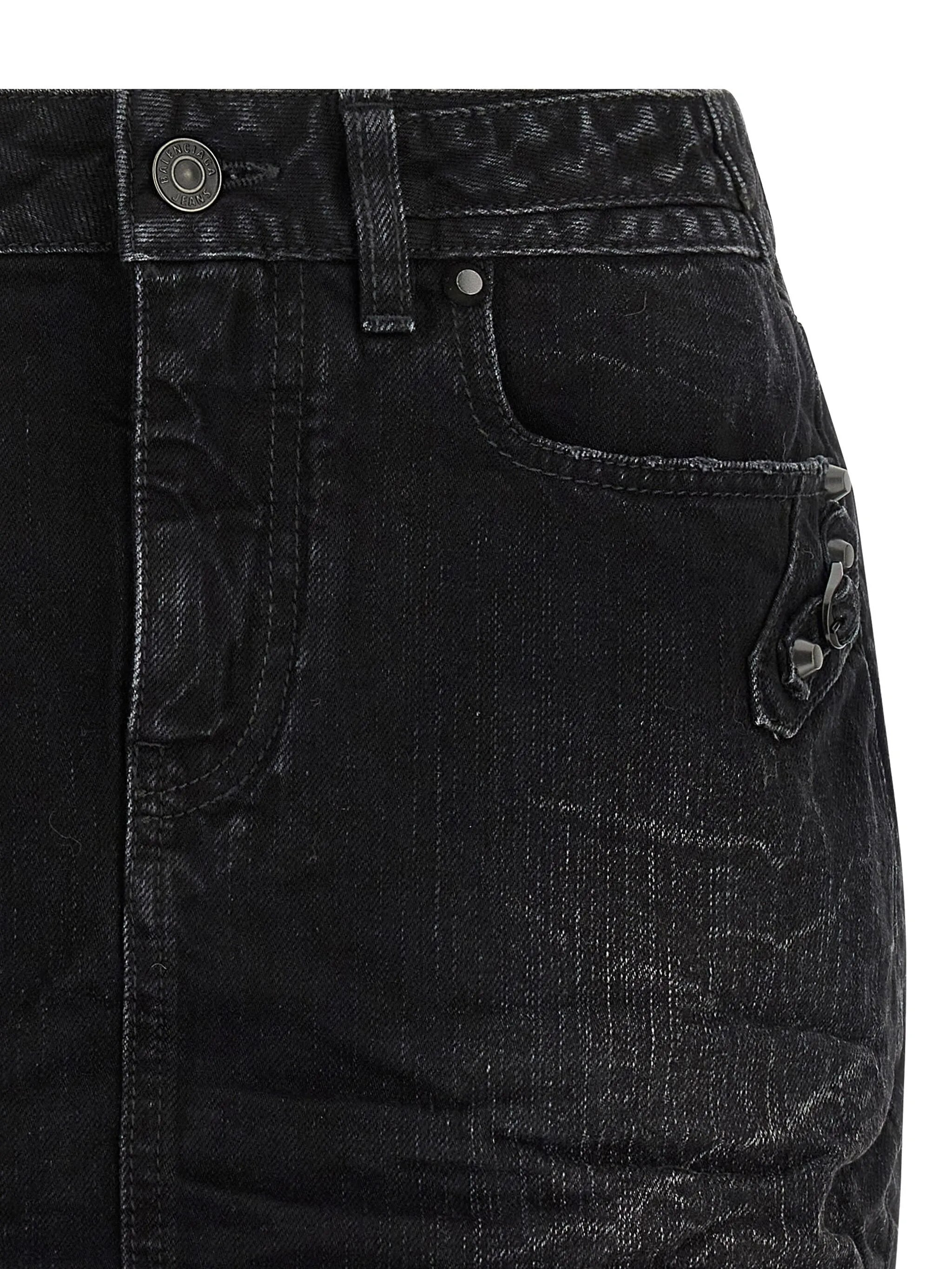 Balenciaga City Raw-cut Mini Skirt - 4