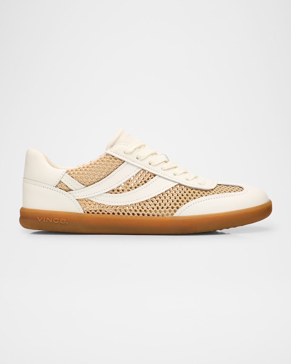 Oasis Net Leather Low-Top Sneakers - 1
