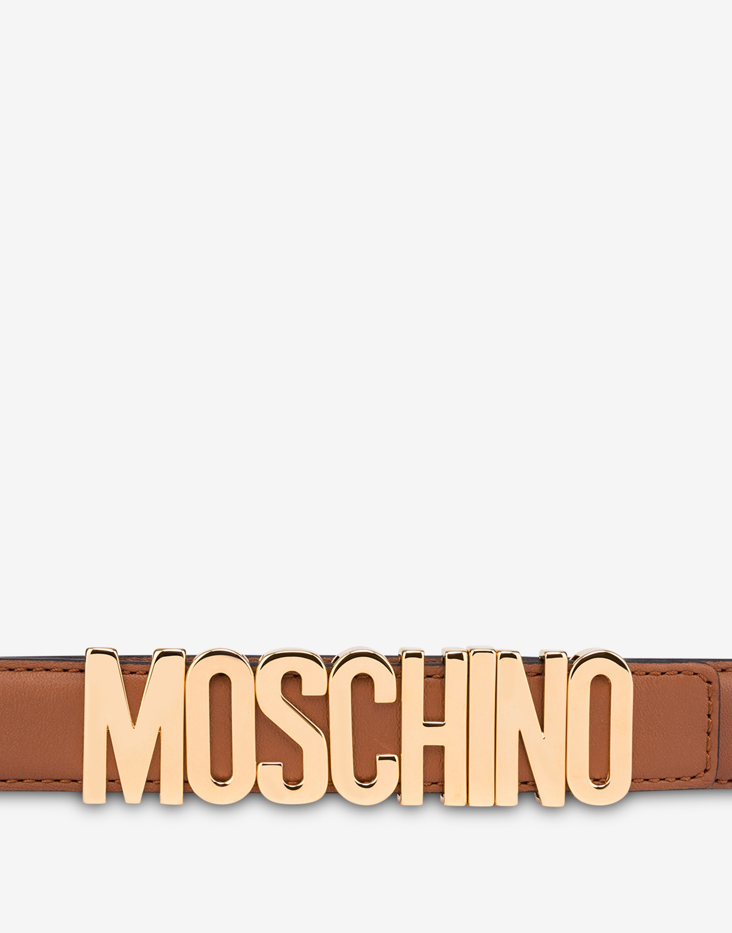 LETTERING LOGO CALFSKIN BELT - 2