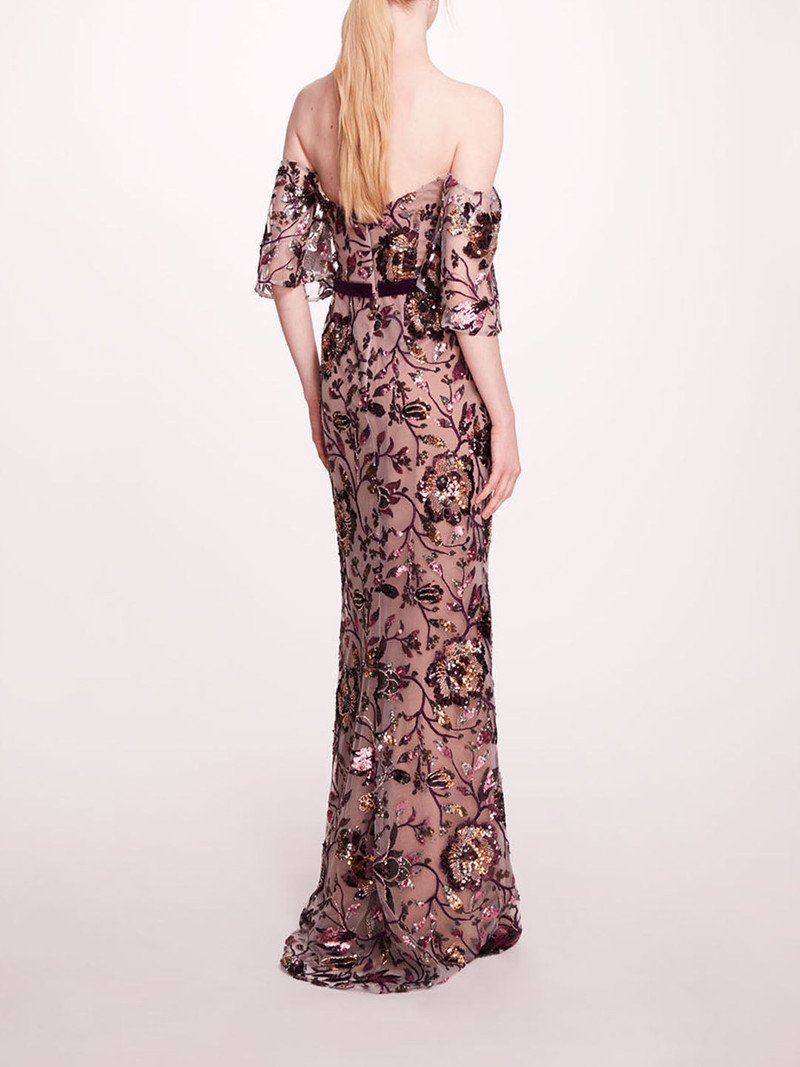 Marchesa CLIMBING VINES GOWN outlook
