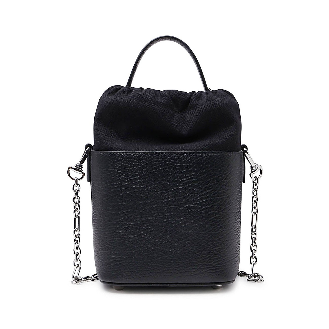 black leather 5ac bucket bag - 2