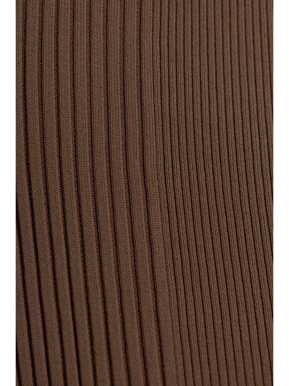 Merine ribbed midi skirt - 5