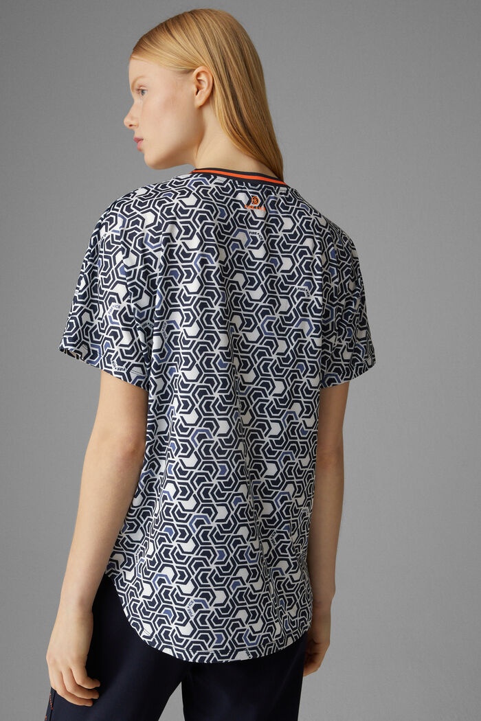 Dina Functional shirt in Navy blue/White - 3