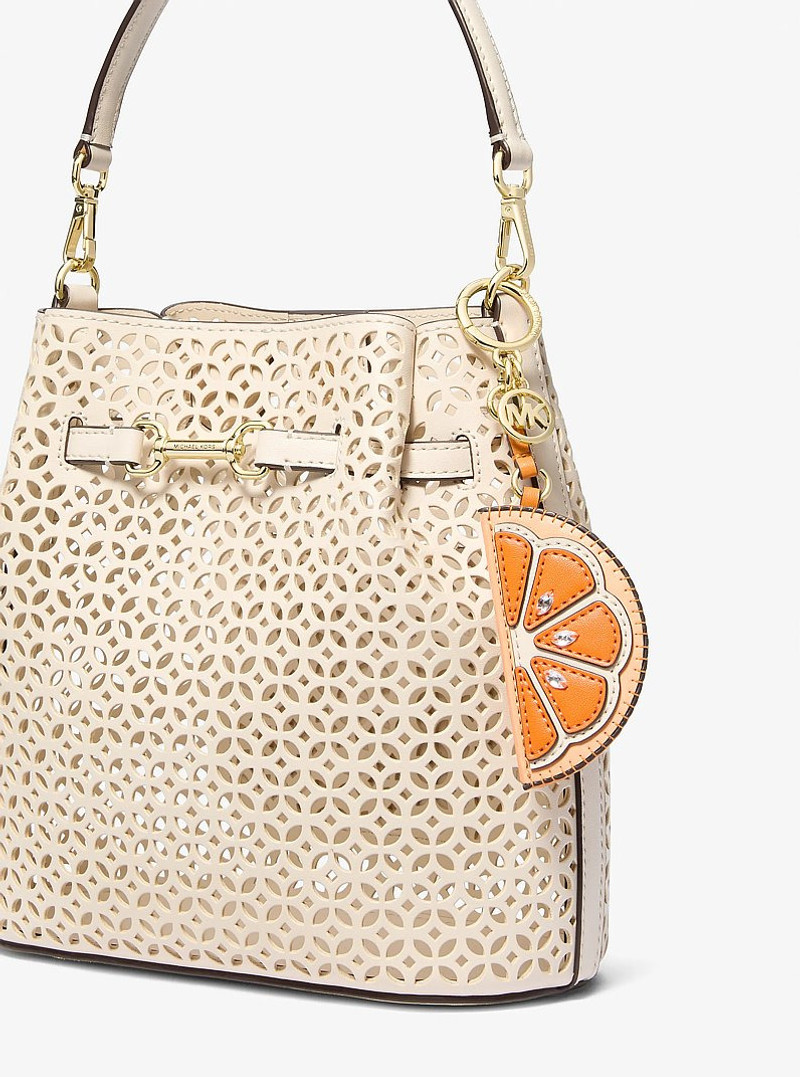 Orange Bag Charm 3
