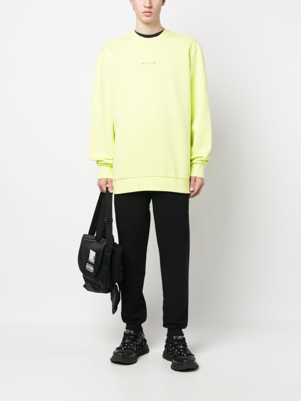 logo-print cotton sweatshirt - 2