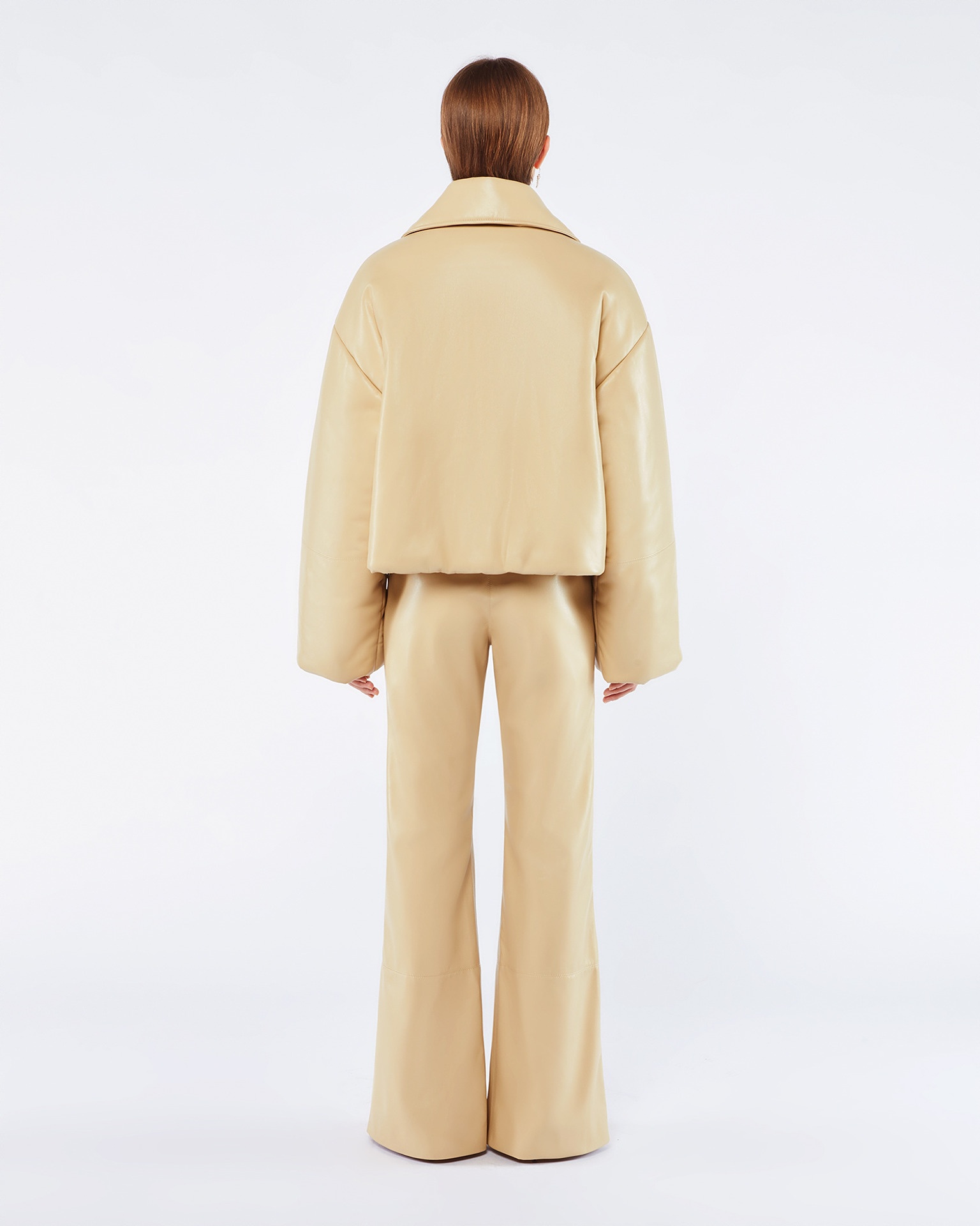 MADEE - OKOBOR™ alt-leather bomber jacket - Almond - 3