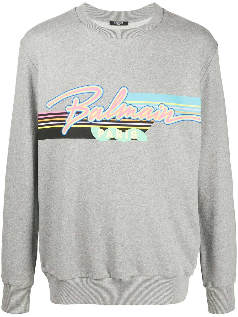 cotton logo-print sweatshirt - 1