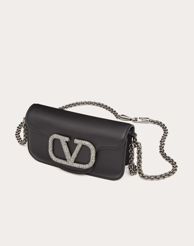 Valentino LOCÒ SMALL SHOULDER BAG WITH JEWEL LOGO outlook