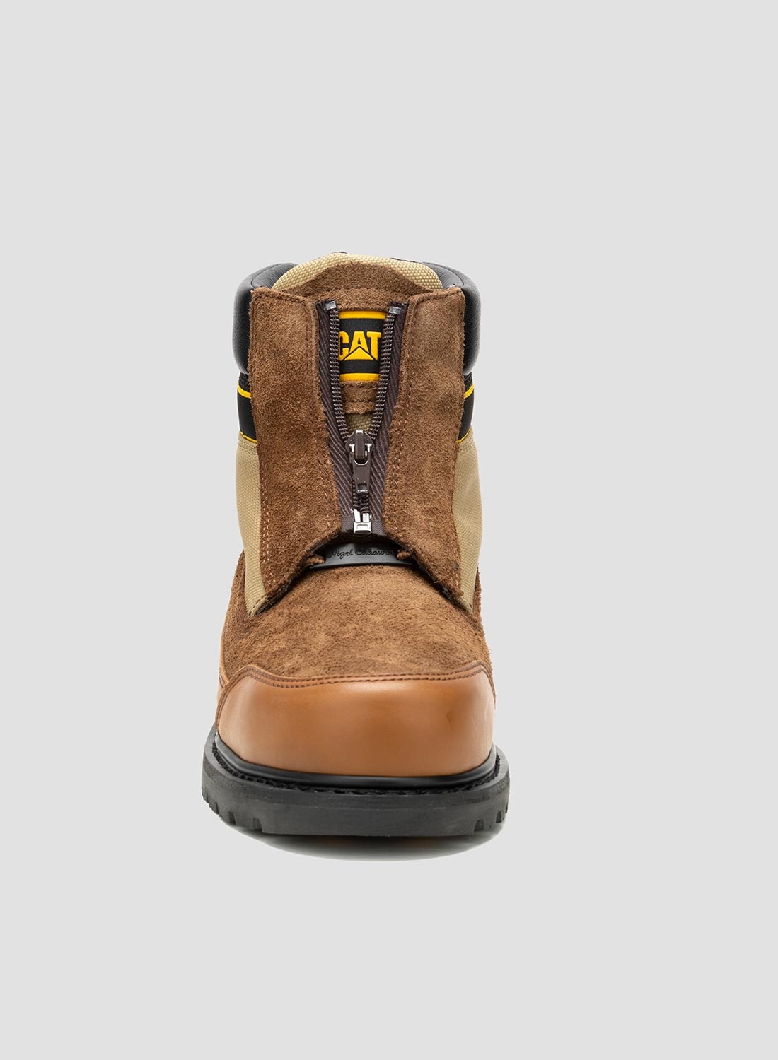 CAT Footwear x Nigel Cabourn Utah Zip in Bison - 2