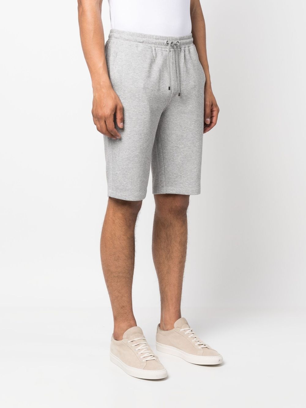 drawstring cotton shorts - 3