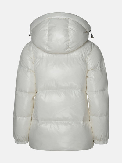 DUVETICA White nylon laurel down jacket outlook