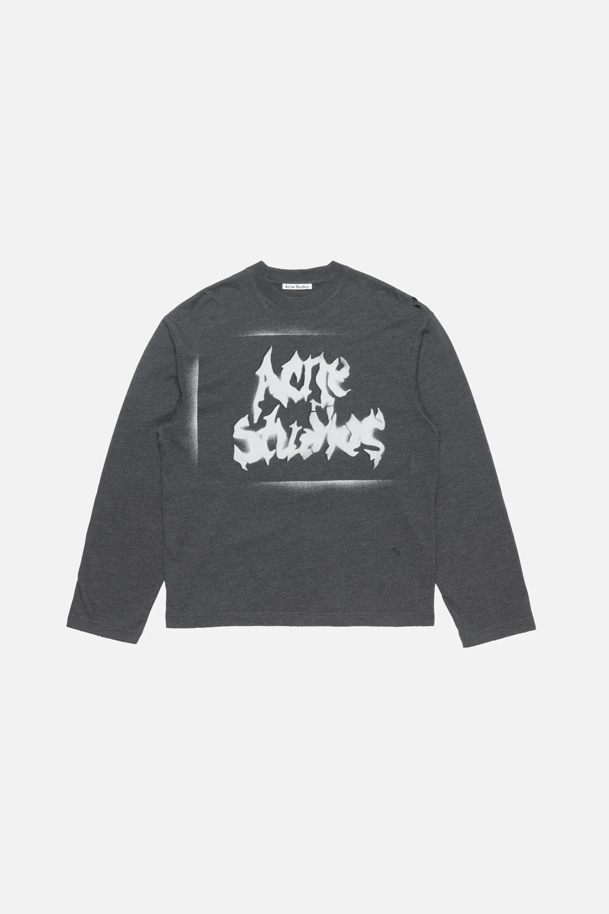 Gothic logo t-shirt - Faded black - 1