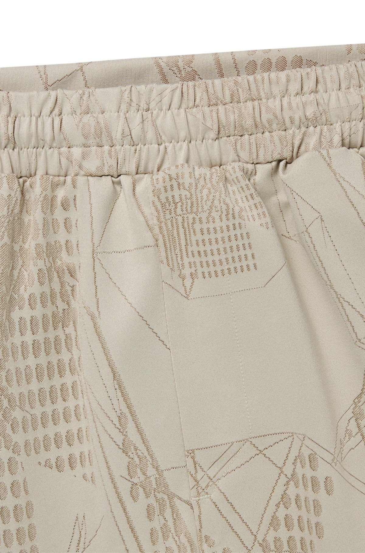 ACTIVE PATTERNED SHORTS IN FOUR-WAY STRETCH FABRIC - 6