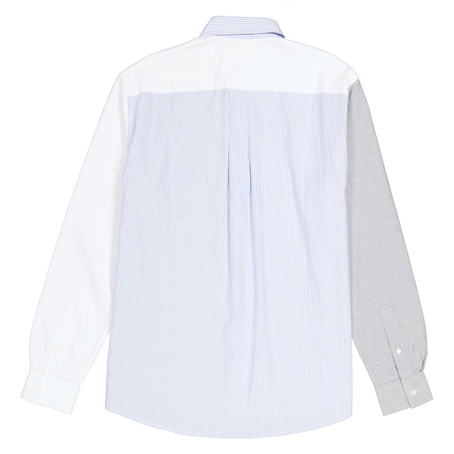 JW Anderson Classic Fit Patchwork Cotton Shirt - 7