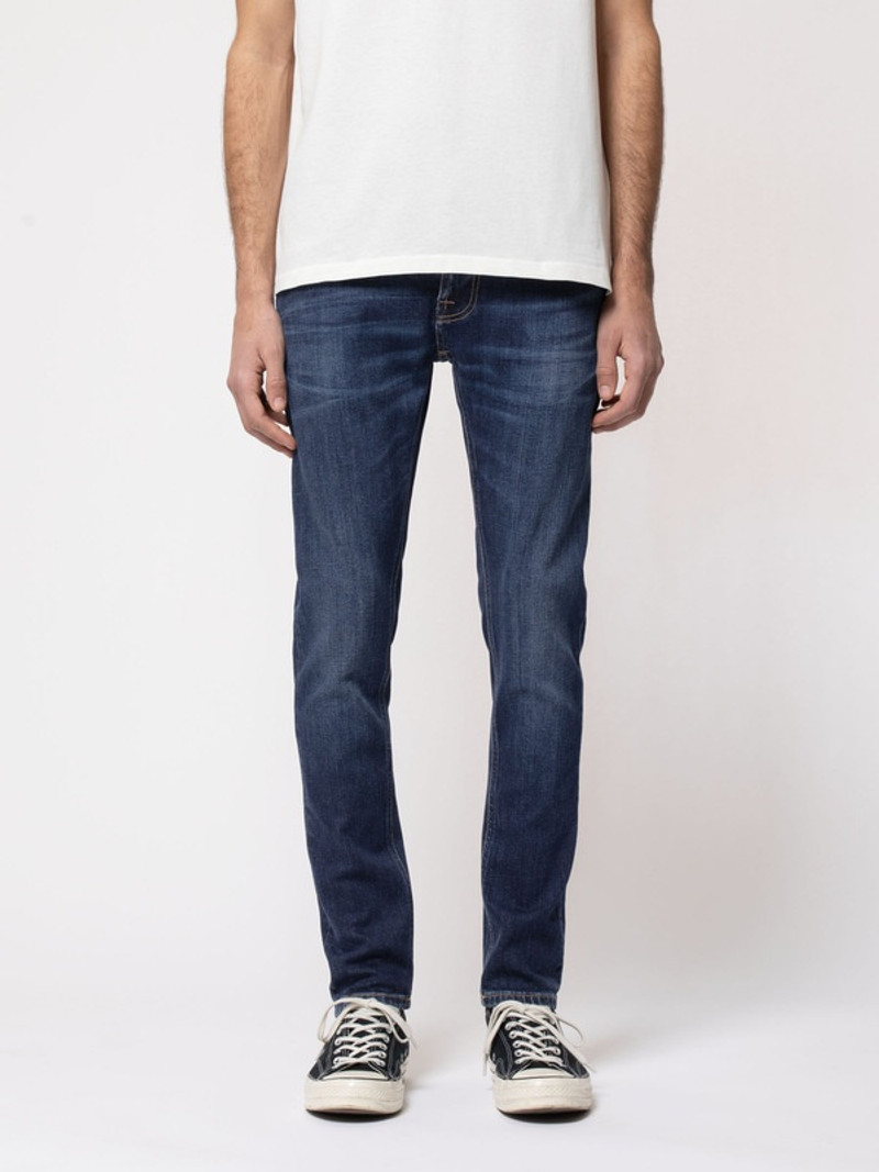 Nudie Jeans Tight Terry Dark Steel outlook