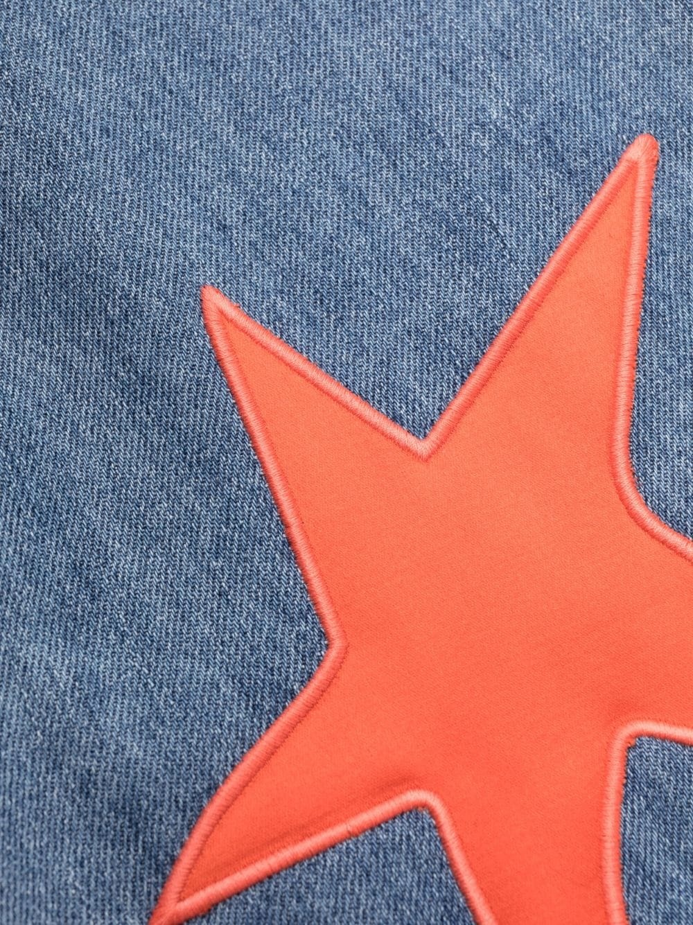 star-appliqué wide-leg jeans - 5