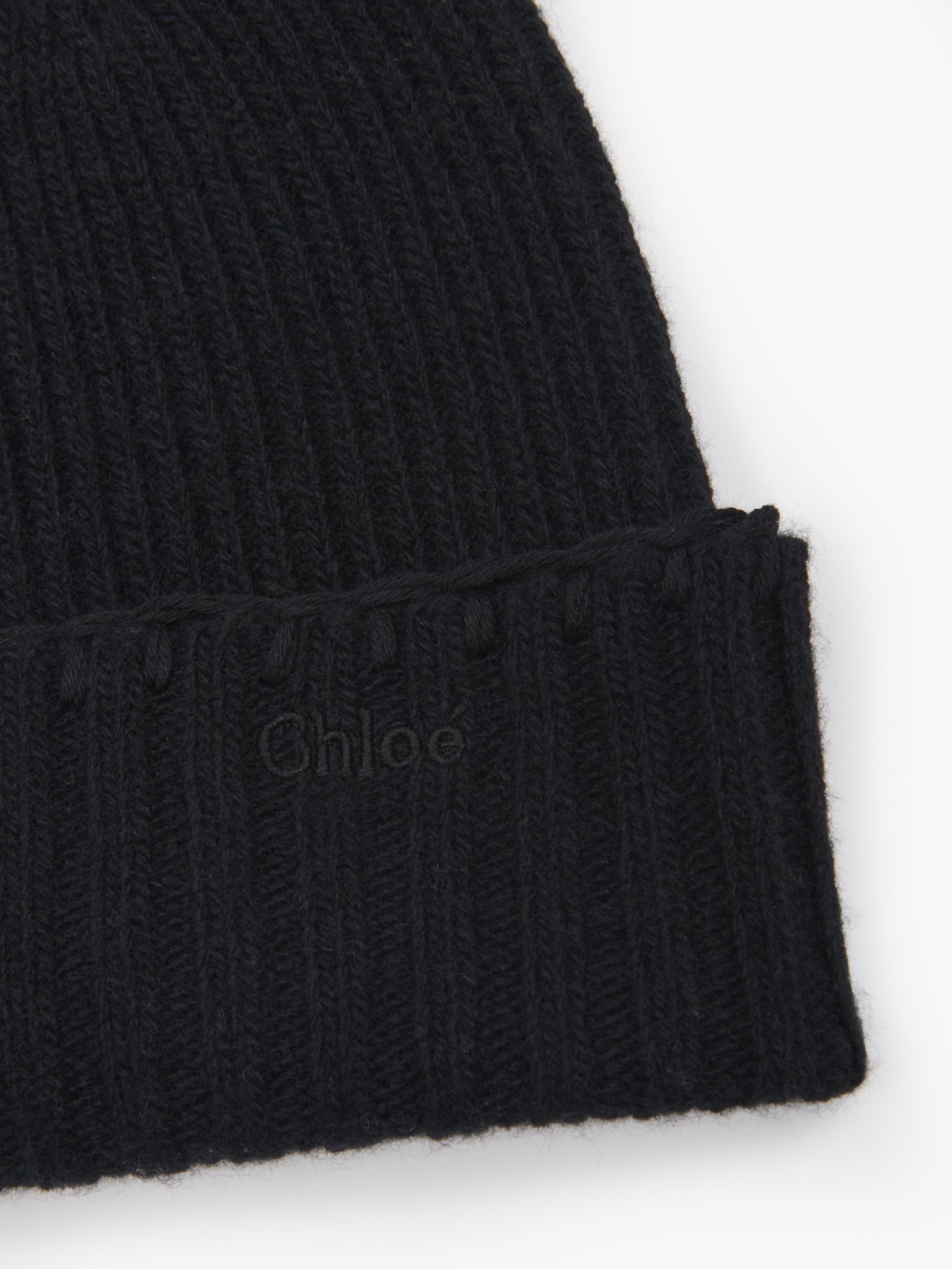 RIBBED KNIT BEANIE - 3