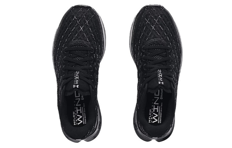 Under Armour (WMNS) Under Armour Flow Velociti Wind 'Black Halo Grey' 3023561-004 outlook