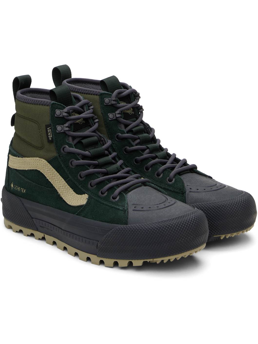 Khaki MTE Skate High GORE-TEX Sneakers - 4