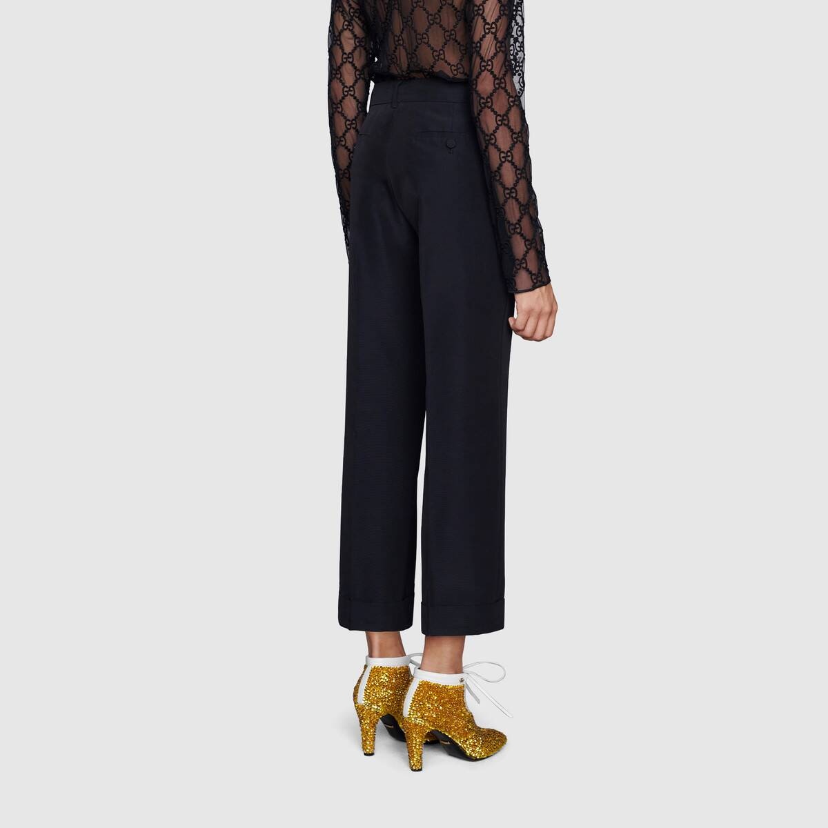 Faille cuffed ankle pant - 4