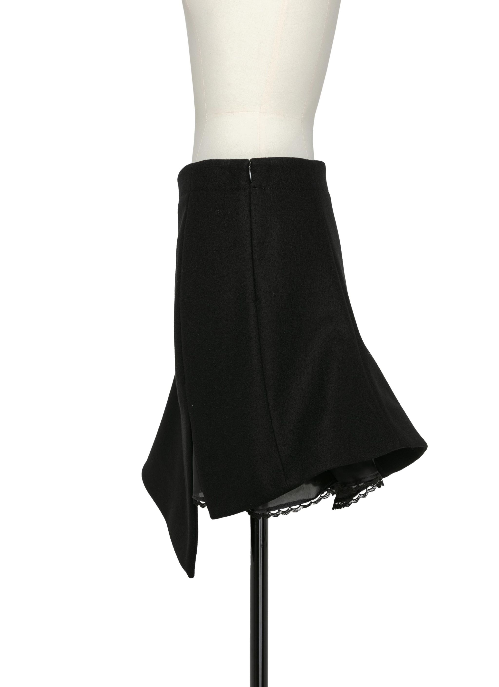 Wool Melton Skirt - 4