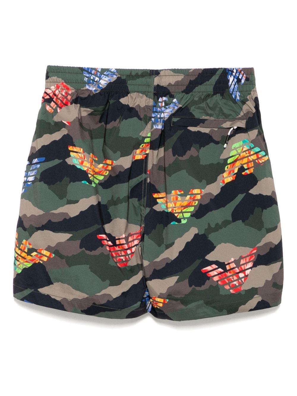 camouflage-print swim shorts - 2