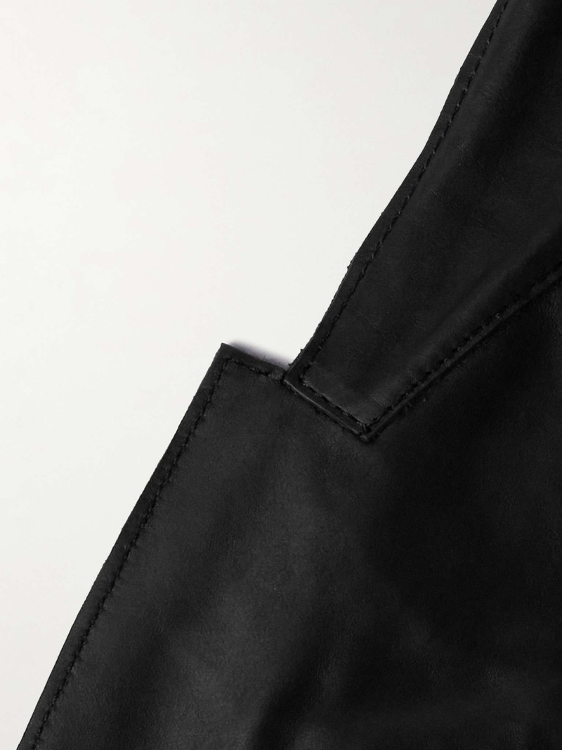 Oiled-Leather Blazer 3
