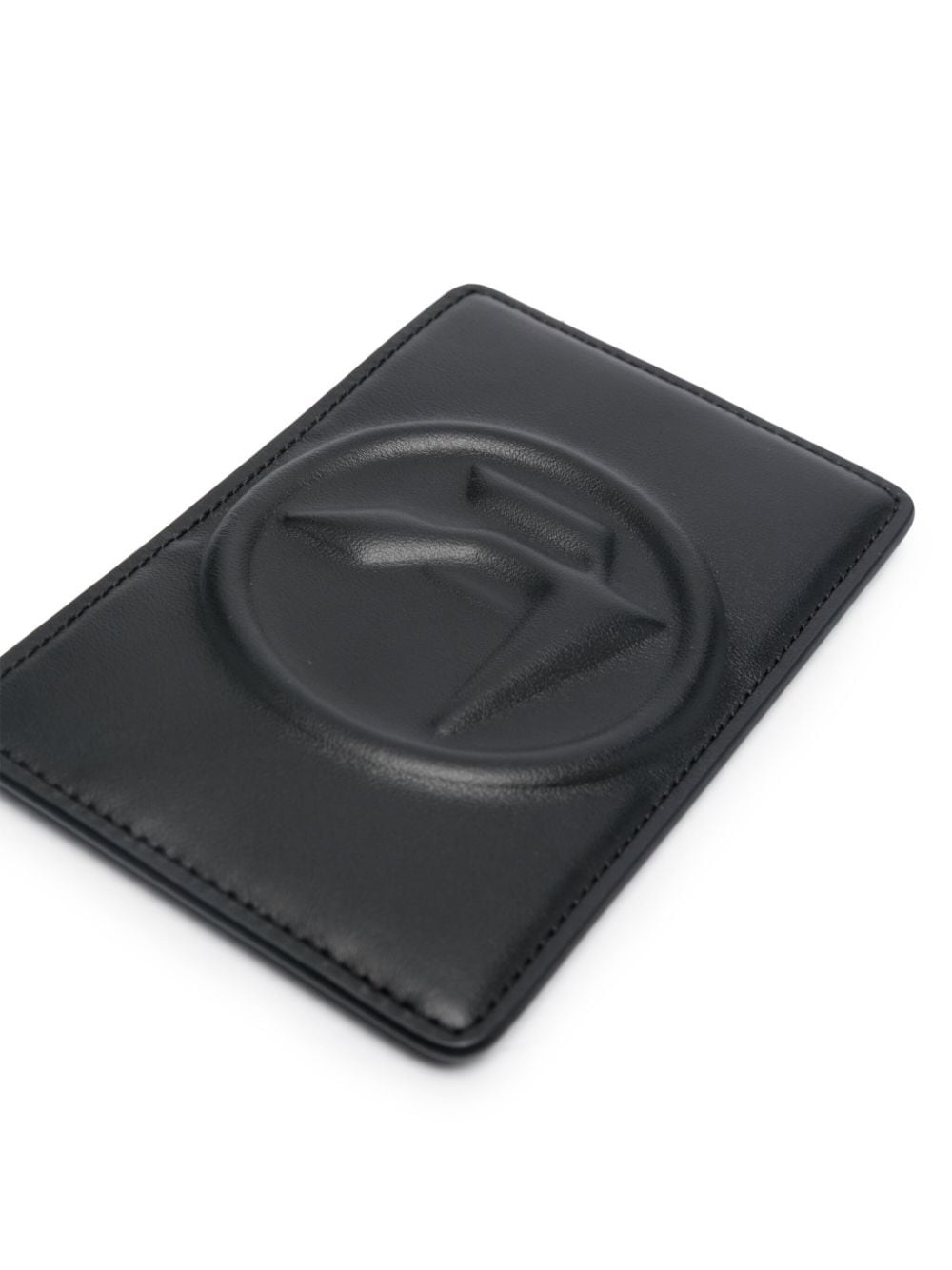 logo-embossed card holder - 3
