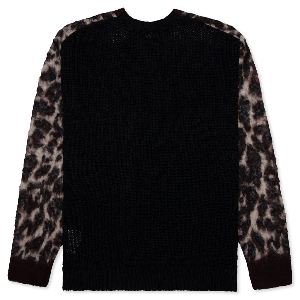 LEOPARD CARDIGAN - BROWN/BLACK - 2