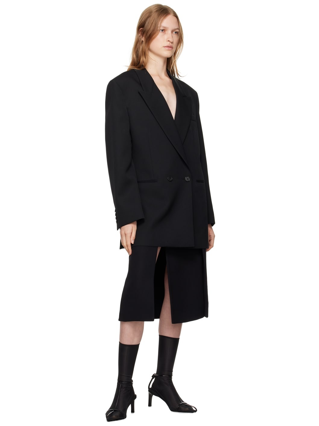 Black Kidd Midi Skirt - 4