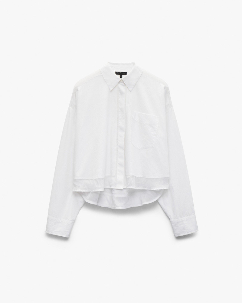 Beatrice Poplin-Organza Shirt 1