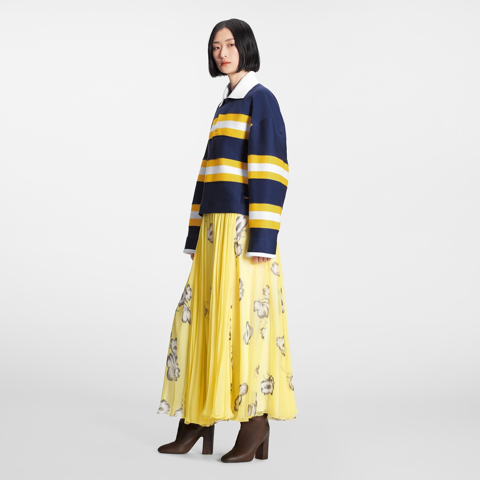 Striped Polo Pullover - 2