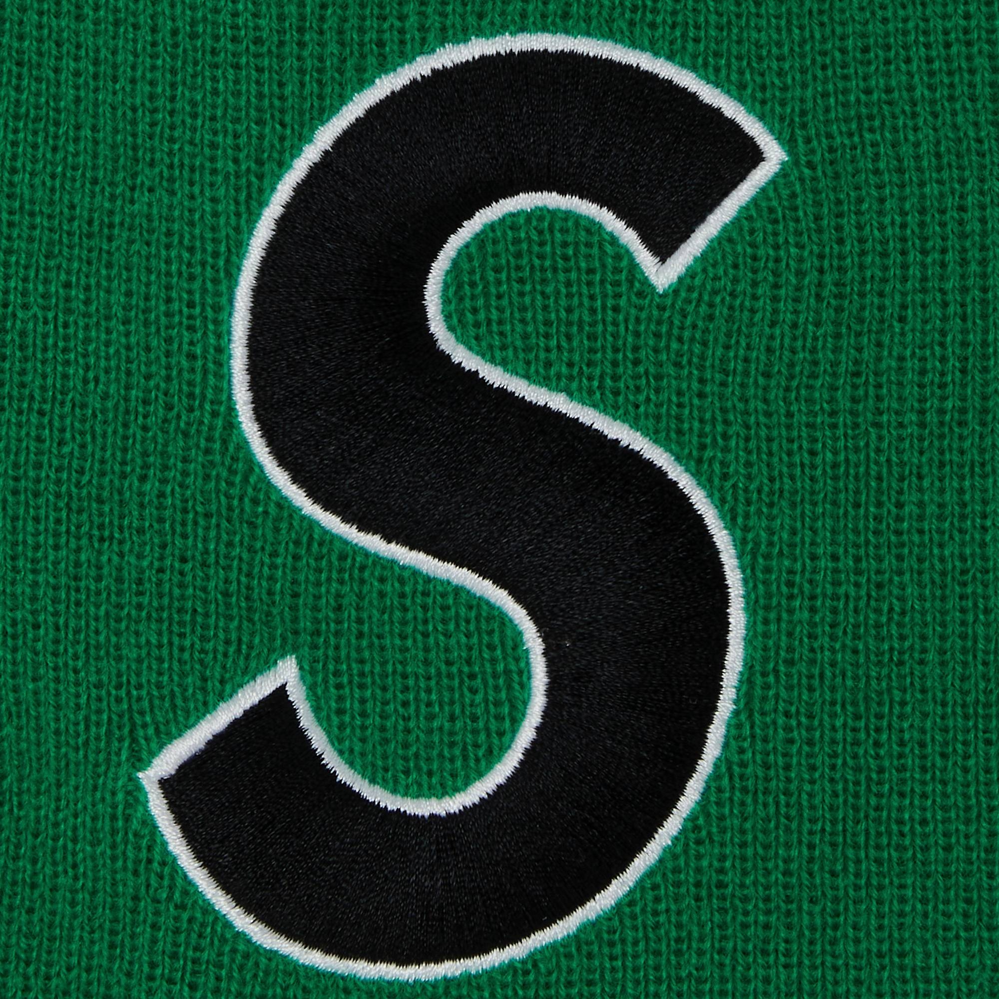 Supreme x New Era S Logo Beanie 'Green' - 3