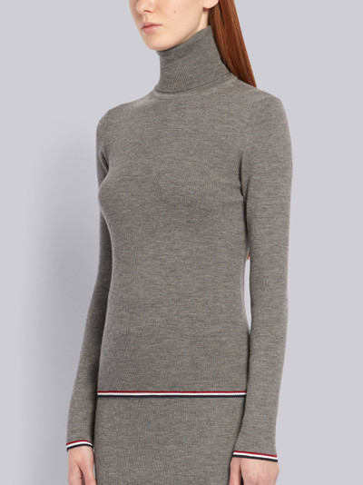 Thom Browne RWB Tipping Stripe Merino Turtleneck outlook