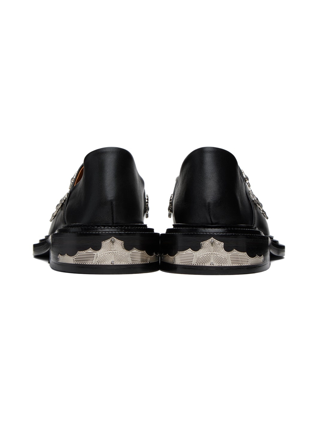 SSENSE Exclusive Black Decorated Loafers - 2