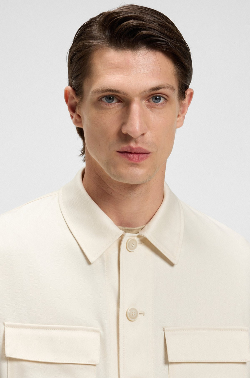 RELAXED-FIT JACKET IN VIRGIN WOOL 5