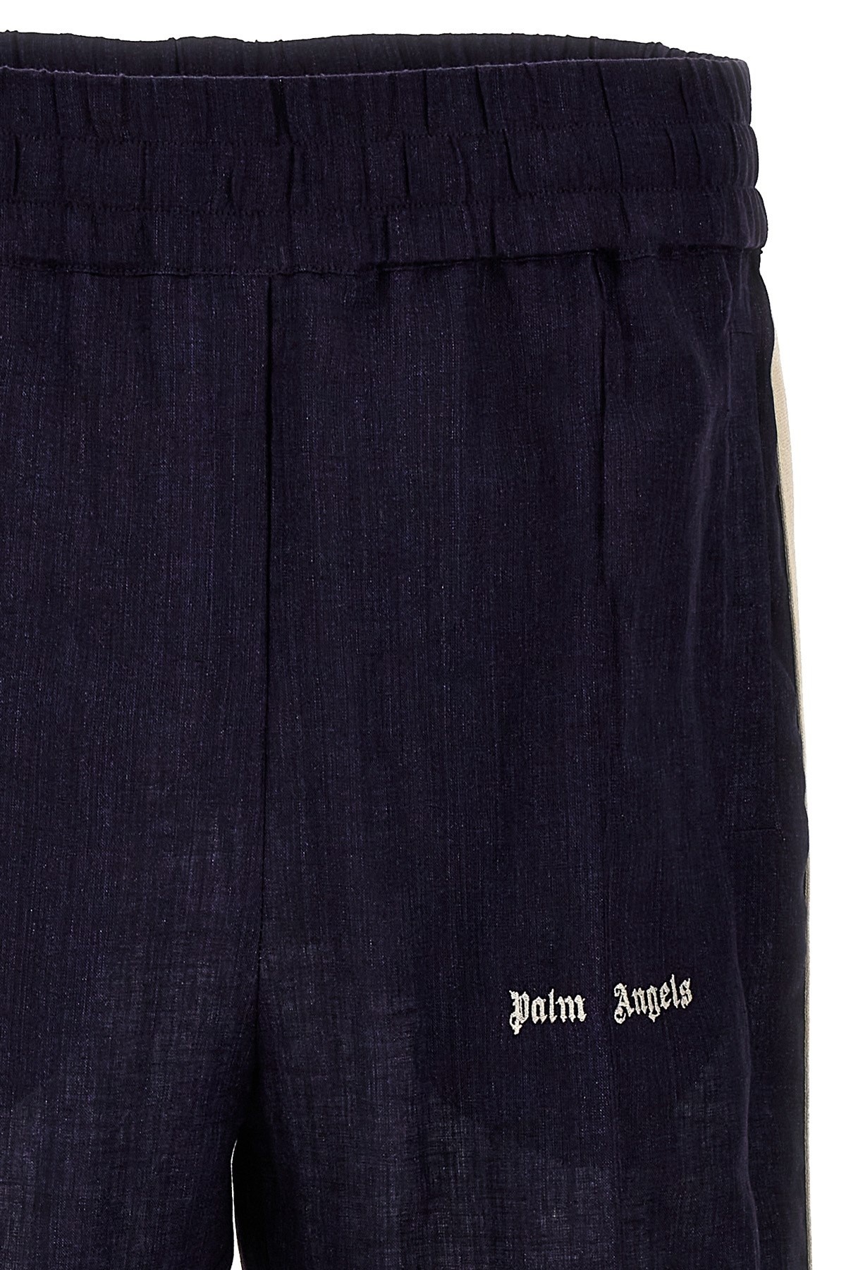 'Classic Logo Linen Track' joggers - 5