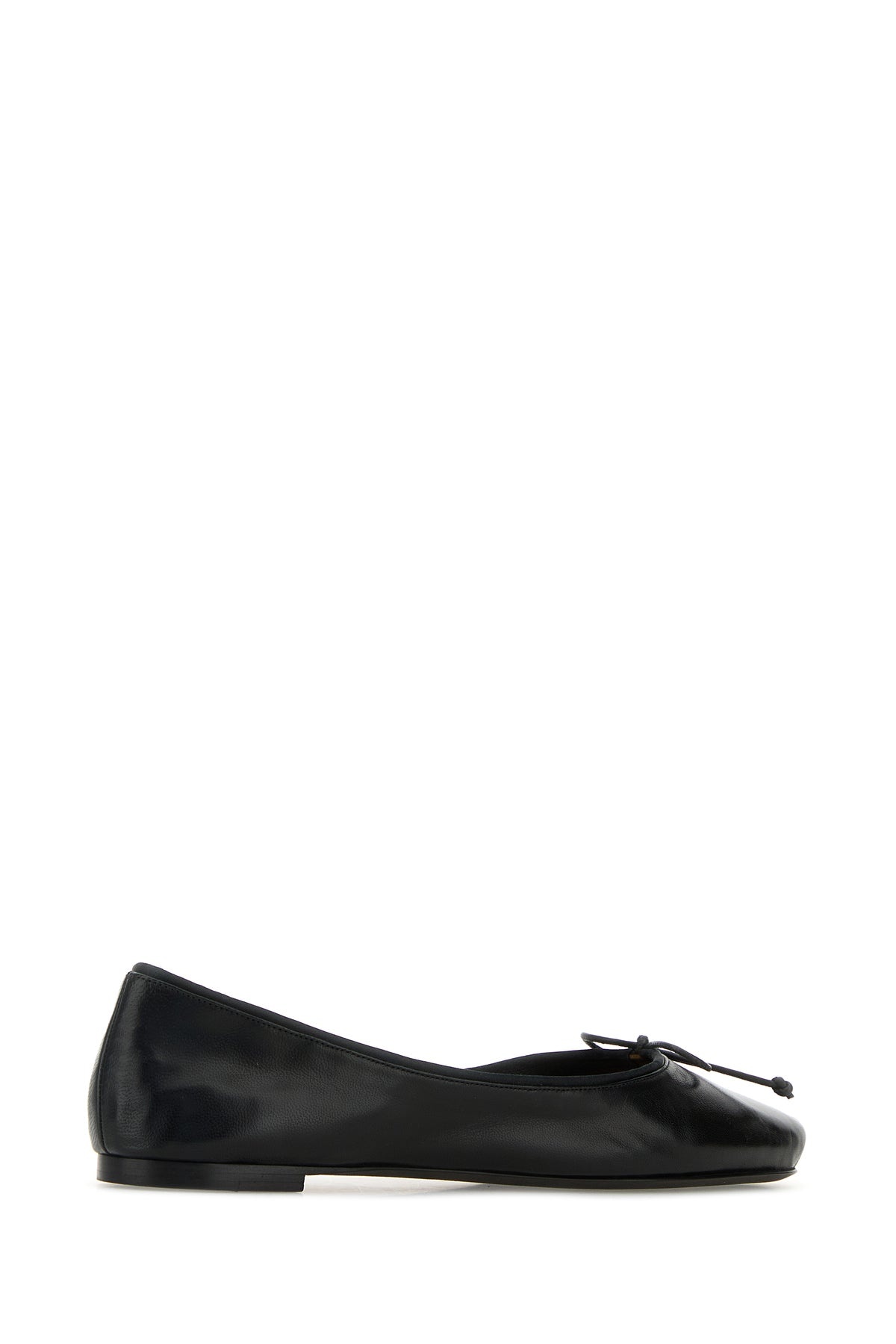 Black nappa leather Charlotte ballerinas - 3