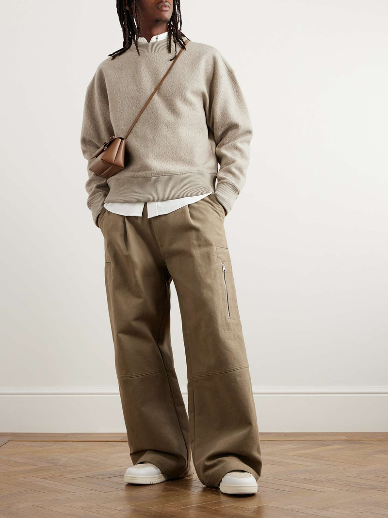 AMI Paris Wool-Blend Bouclé Sweatshirt outlook