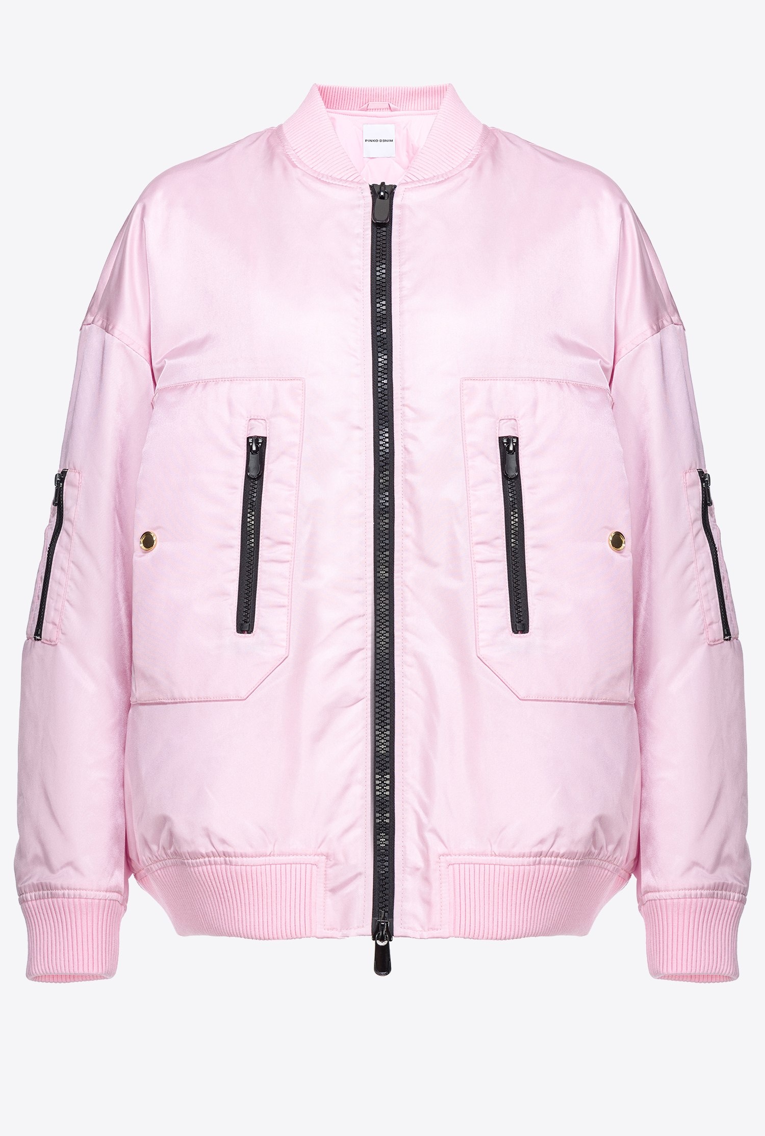 TECHNICAL SATIN BOMBER JACKET - 1