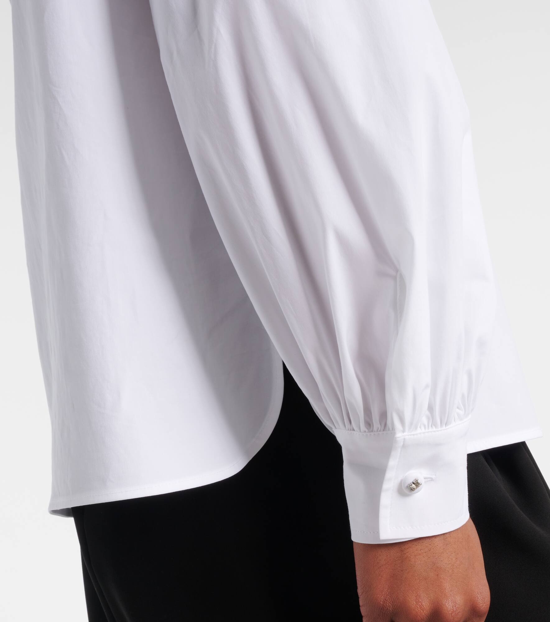Bosforo cotton-blend poplin blouse - 5