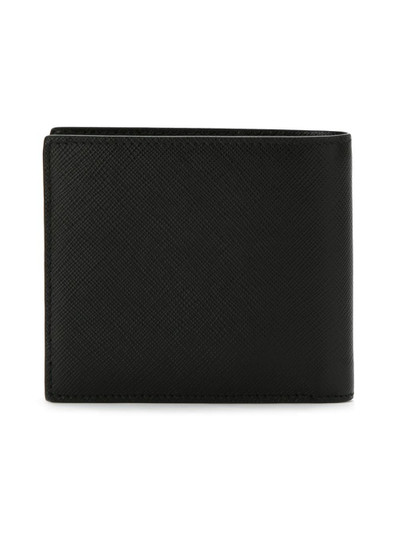 Prada logo plaque bi-fold wallet outlook