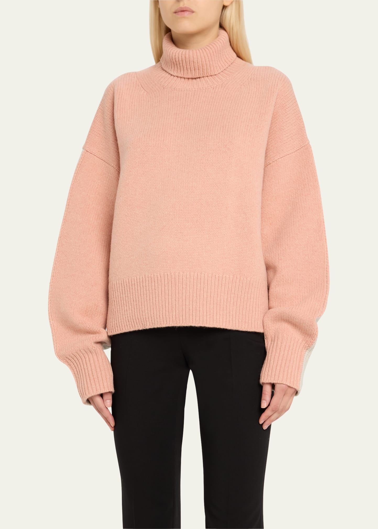 Wolfgang Colorblock Wool Turtleneck - 4