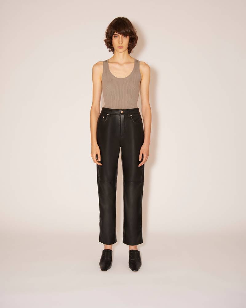 Nanushka VINNI - OKOBOR™ alt-leather pants - Black outlook