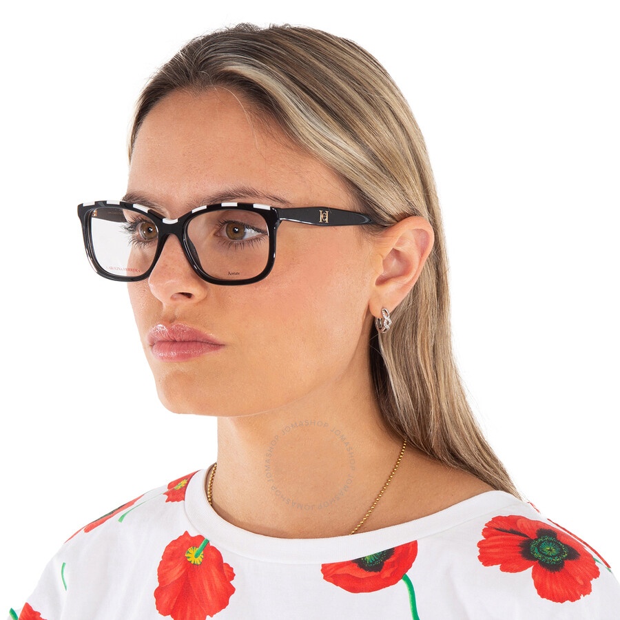 Carolina Herrera Demo Square Ladies Eyeglasses HER 0147 080S 54 - 2